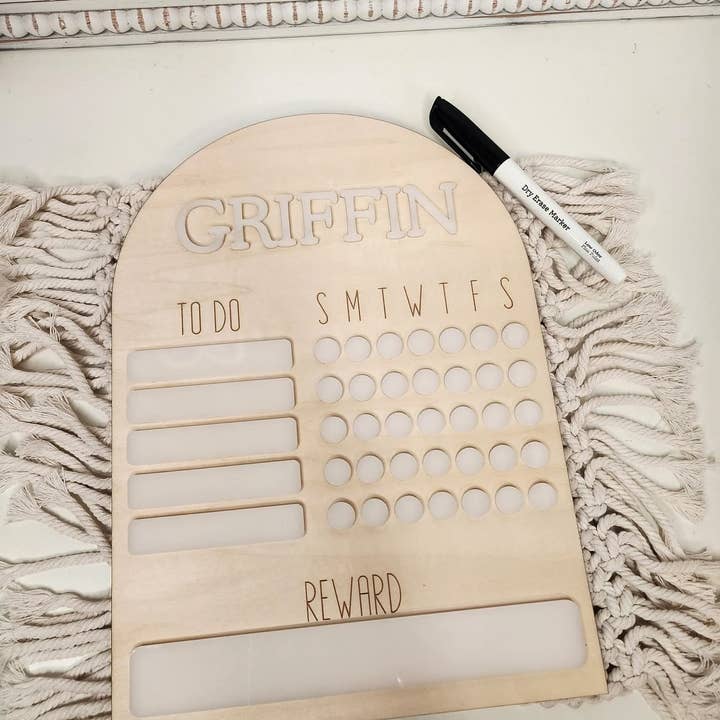 Responsibility Chart for wholesale by Chelsea Brandt Creations