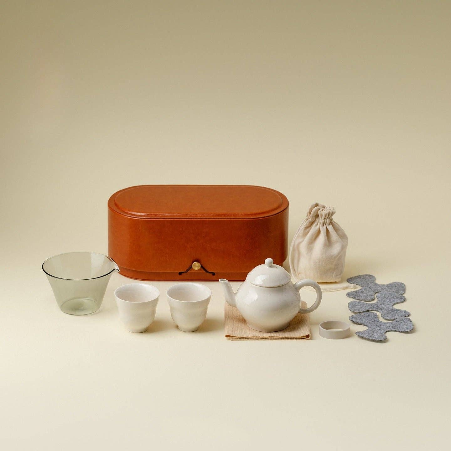 Gohobi （We cover U.S. import duties） – wholesale Tea set – Gohobi Rustic Ash Glaze Travel Tea Set0