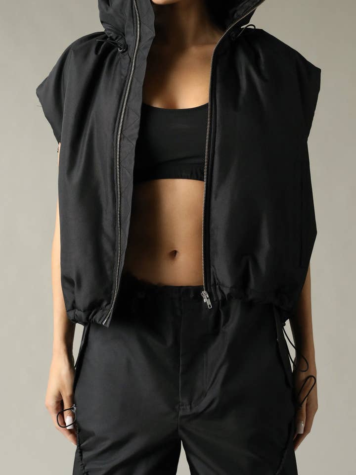 F2 Vest - Black for wholesale by Frankie Collective