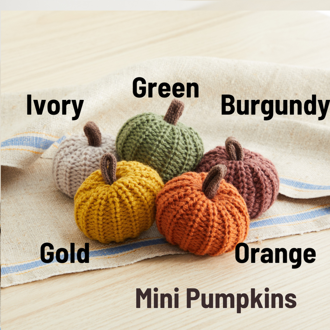 Your Heart's Content - Vente Décorations de table - Citrouille colorée en tricot pour la décoration d'automne à la maison, cadeau attentionné, meilleur6