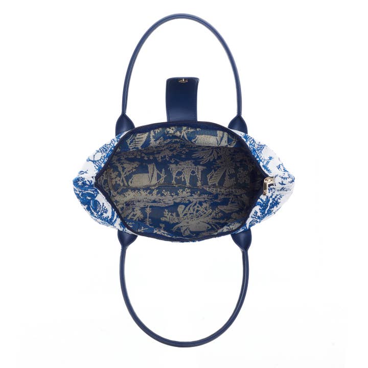 Signare Tapestry - Wholesale Grocery/Shopping Bag - The British Museum Chinoiserie - Folding Bag