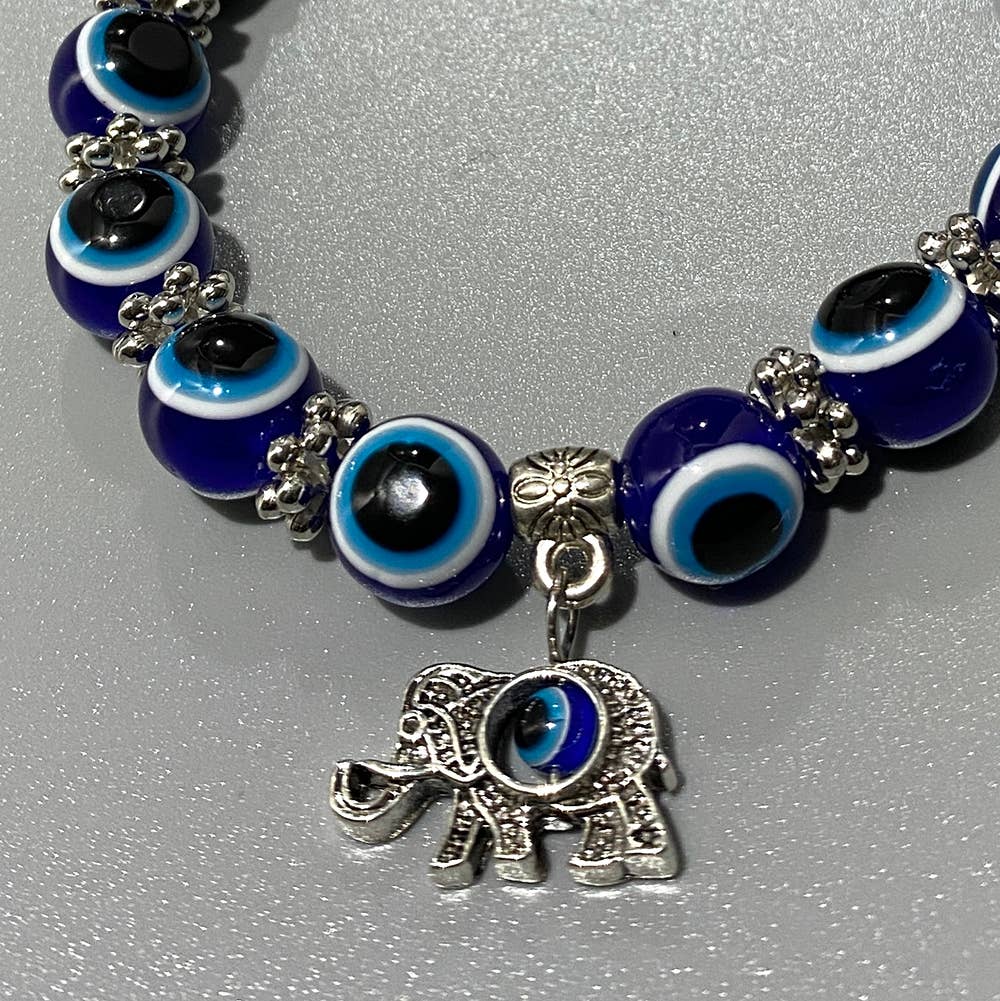 VIE - Wholesale Charm/Dangle Bracelet - 
Evil Eye Beaded Stretch Bracelet3