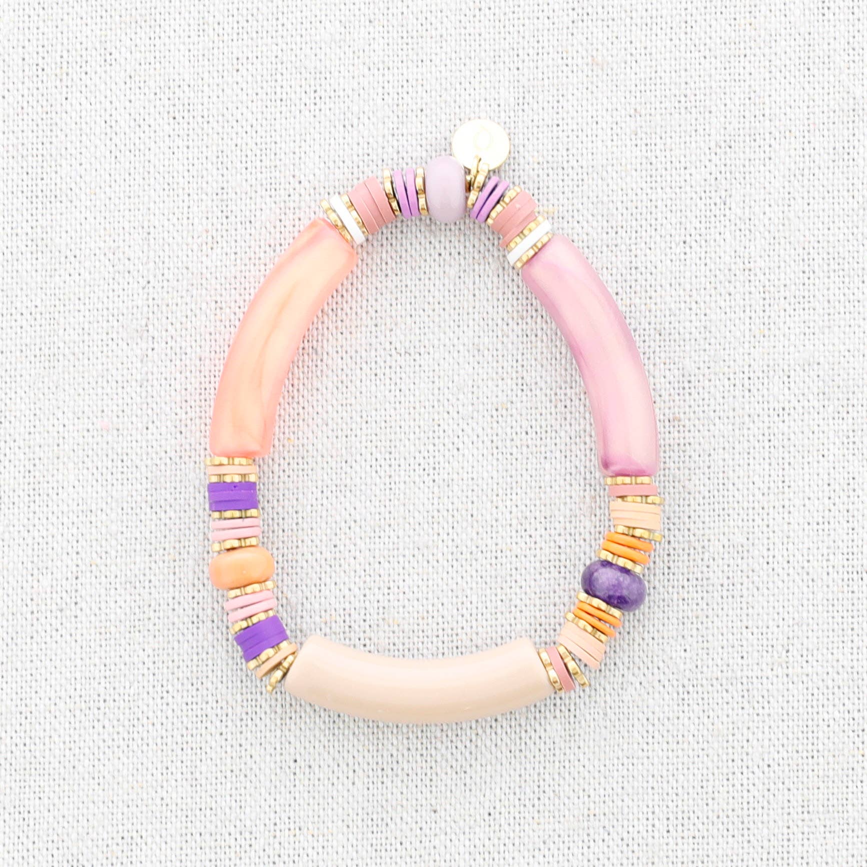 Sonata - Vendita all'ingrosso Gioielli a scatto - Bracciale elastico, acciaio, perline, resina11