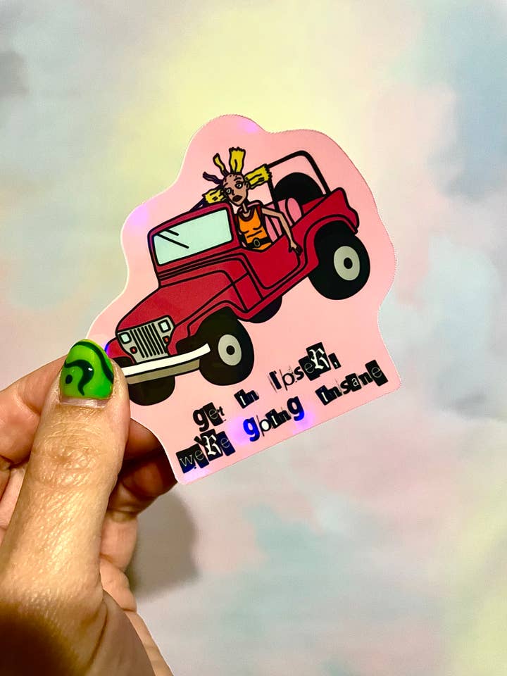 Get In Loser Cynthia Sticker for wholesale by Steele Creative Co