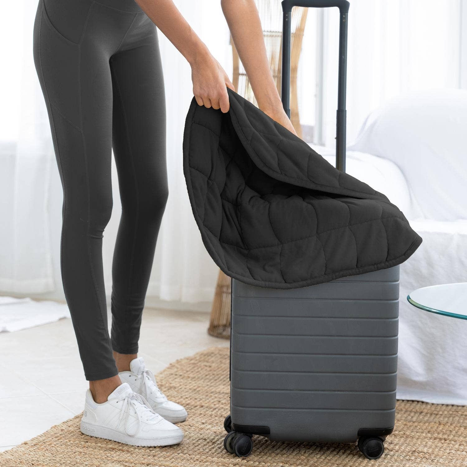nodpod - Vente Couvertures de voyage - Nodpod BODY Onyx - Couverture lestée pour le corps4