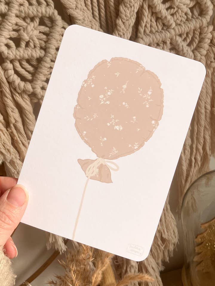 Barnkort Min lilla ballong - födsel för wholesale av Milina Designs