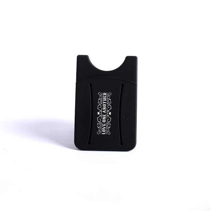 Cell Phone Card Wallet w/ Finger Grip Love One Another for wholesale by Swanson Christian Products