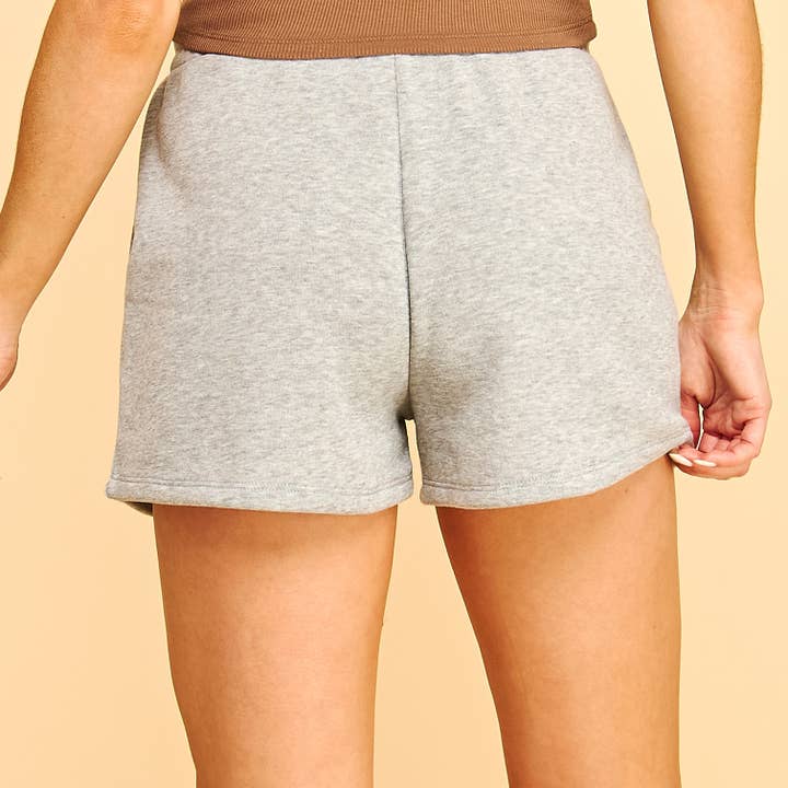 FREEZIA - Wholesale Lounge Shorts - Women's - 4th of july FLEECE SWEATSHORTS PANT WITH SIDE POCKETS-F763033