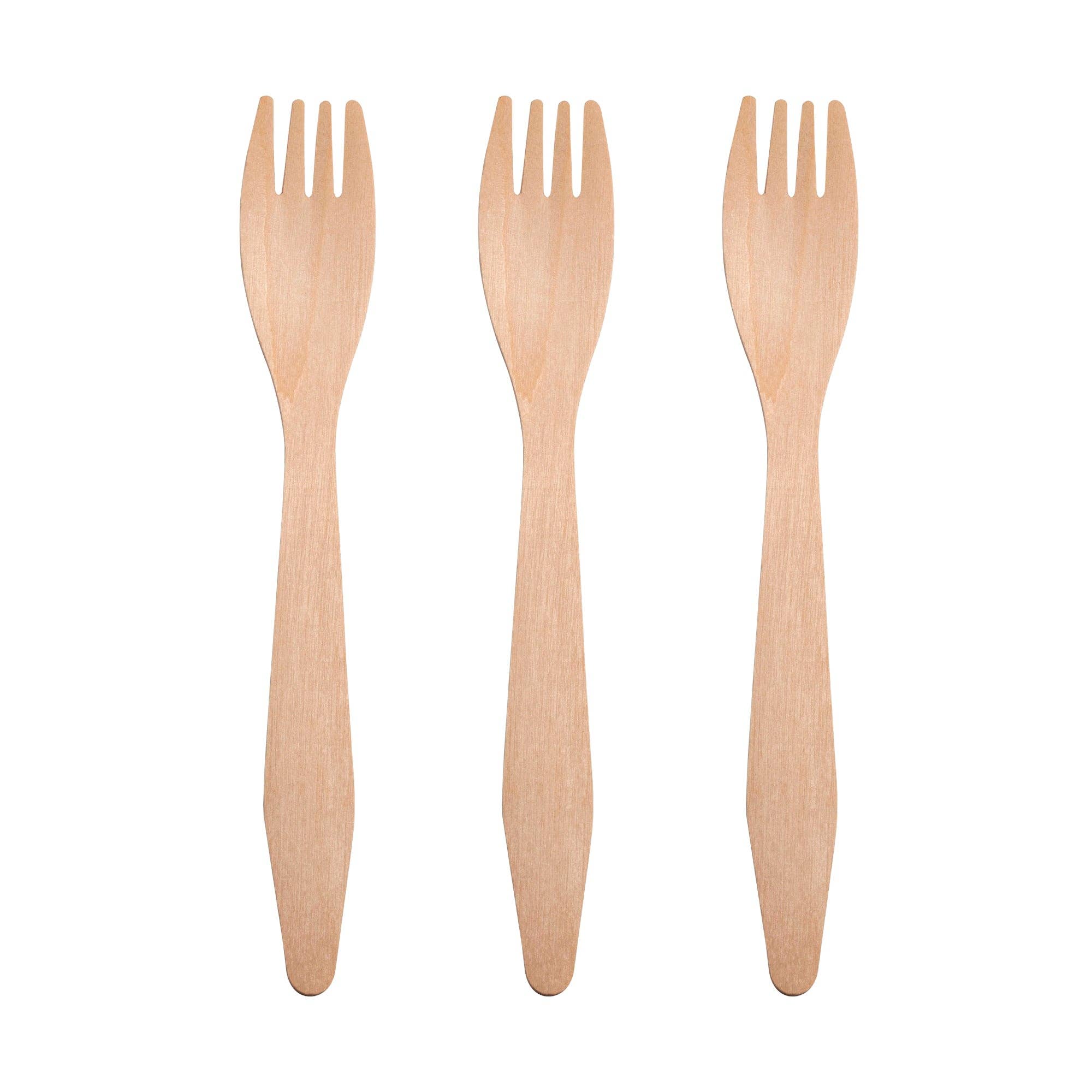 Smarty had a Party – Engroshandel Engangsservicesæt – Naturlige birk miljøvenlige engangsgafler - 25 stk1