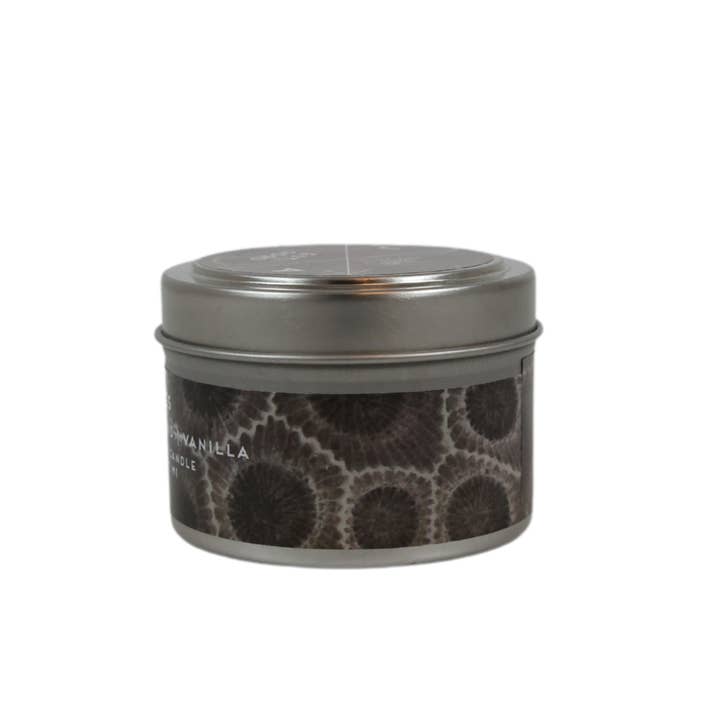 June Apothicarie - Wholesale Travel Candles - Petoskey Stones® 4oz Travel Candle- Michigan