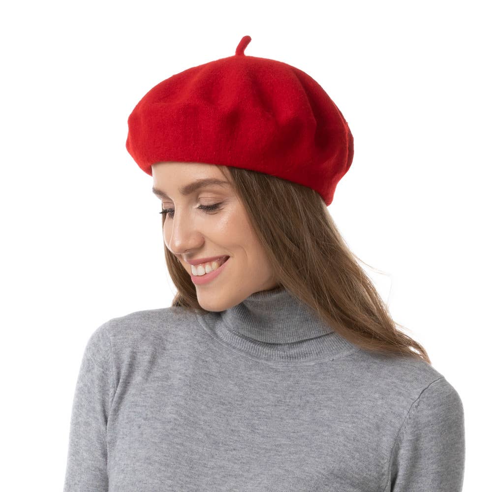 Stylex Party – wholesale Beret – Women's – Beret Hat Wool Autumn Women French Beret Winter Cute11