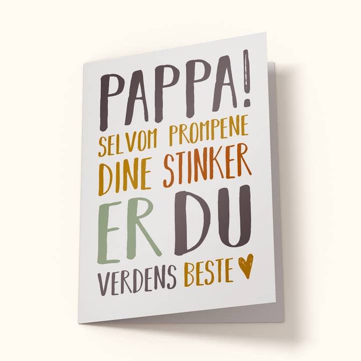 Biglietto per la Festa del Papà per la vendita all'ingrosso da parte di Poppydesign