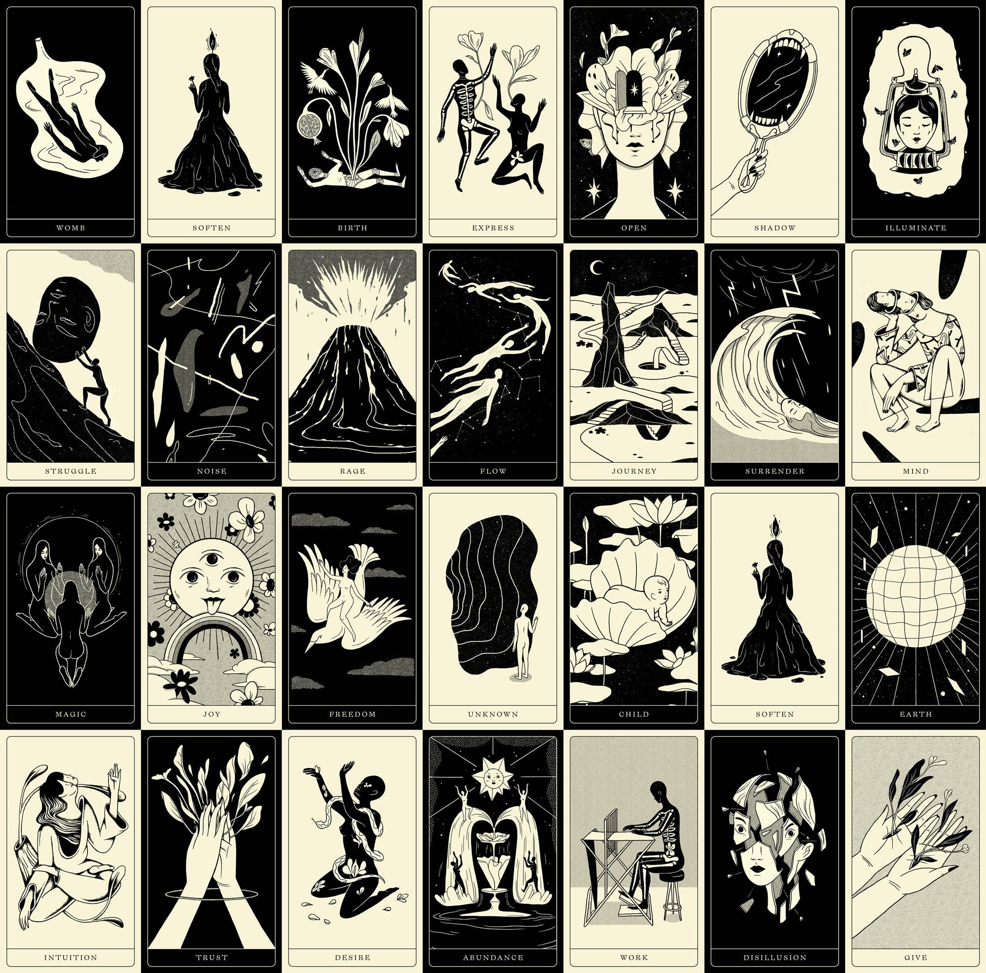 Poesis - Wholesale Tarotkaarten - Poesis waarzegkaarten deck van 77 kunst- en poëziekaarten7