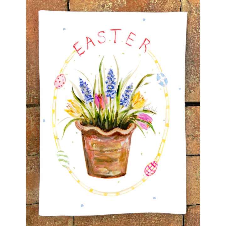 Pamela Cassidy Designs - Wholesale Tea Towel - Crocus Kitchen Towel