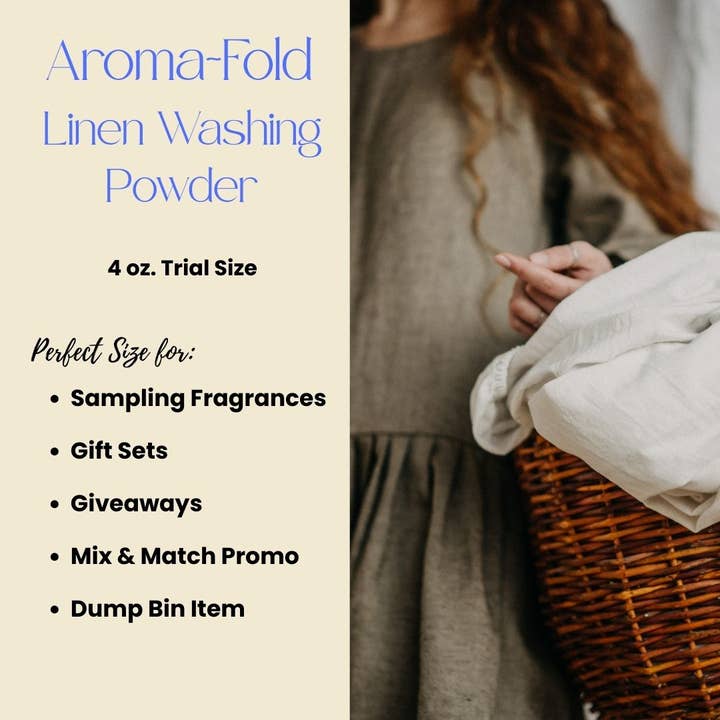 Colonial Merchant - Wholesale Laundry detergent powder/pods - COZY SCENT ASSORTMENT - 4 oz. Laundry Powder Trial Size3