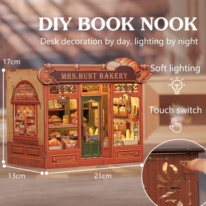 VCL CORP - Wholesale DIY Craft Kit - Mr Hunts Bakery - Book Nook CUTEBEE5