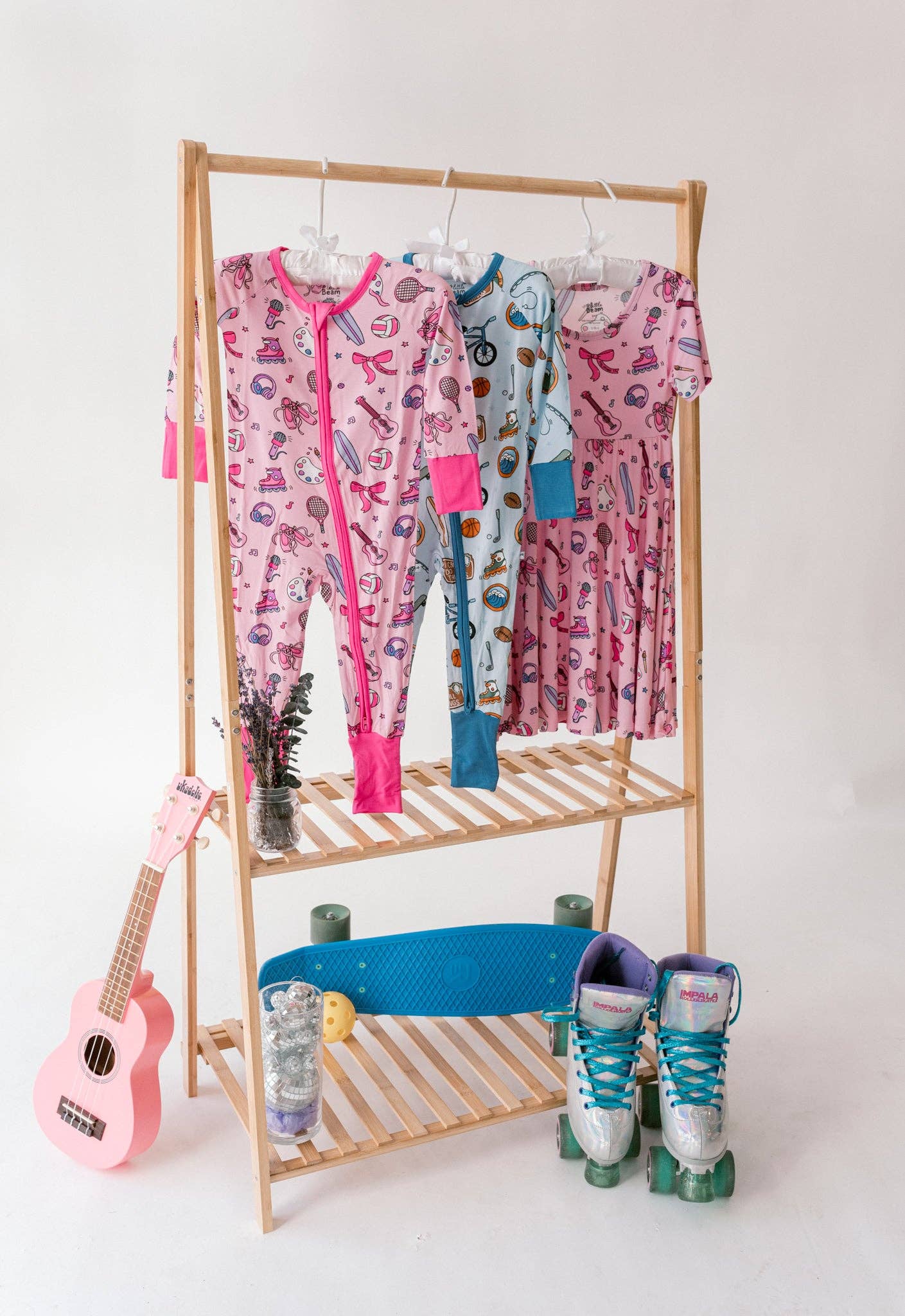 Little Beam Co. - Wholesale Sleepsuit - Baby - Pink “I Can Do All Things” Zippy2