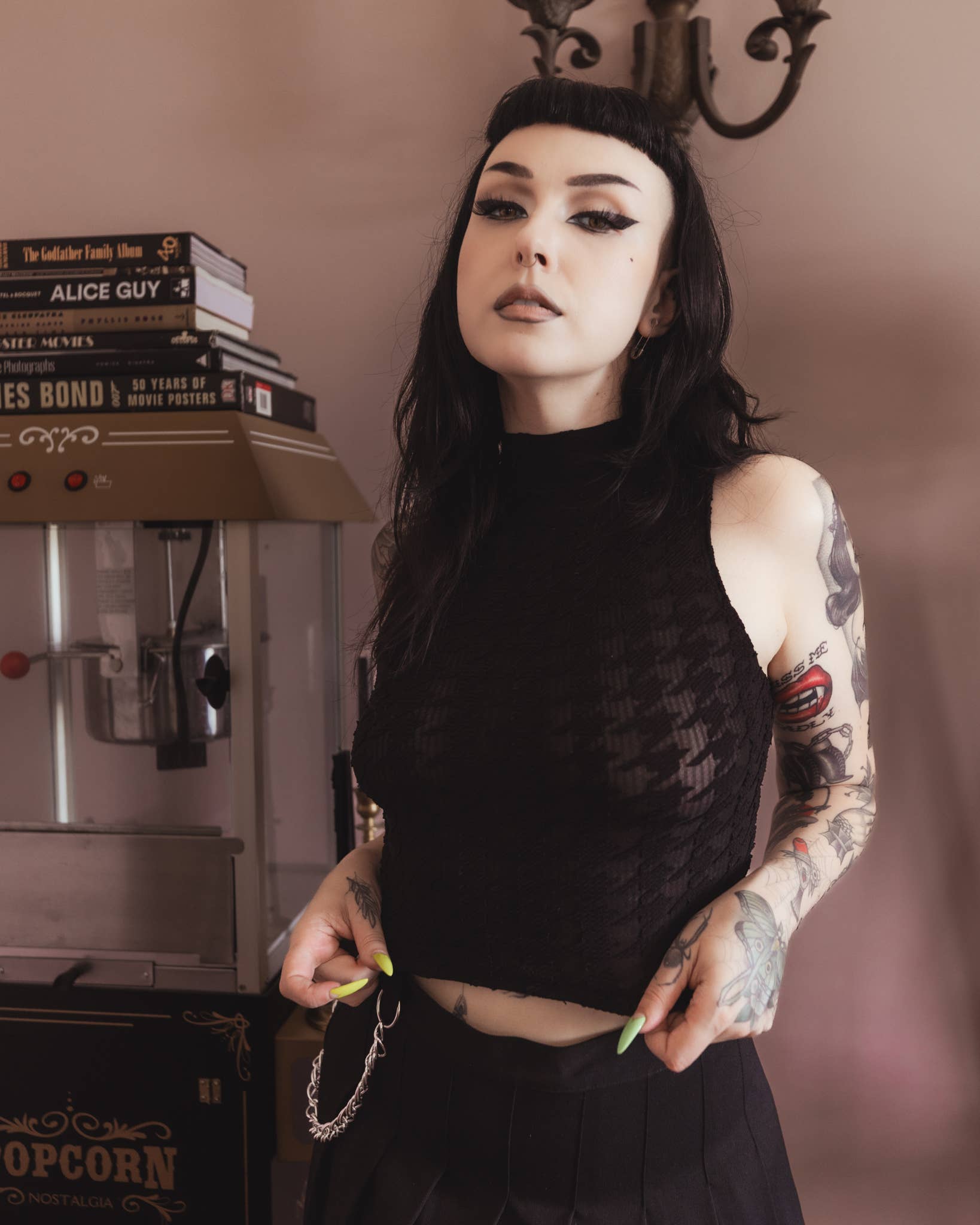 The Pretty Cult - Wholesale Blouse - Women's - Hounds Of Hell Crop Top