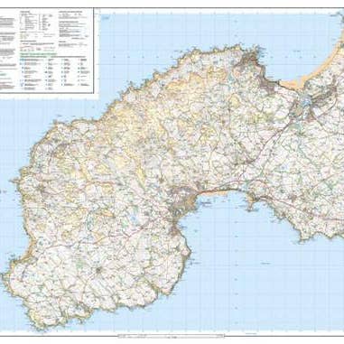 Land's End Explorer Map - Ordnance Survey for wholesale by Map Marketing Limited