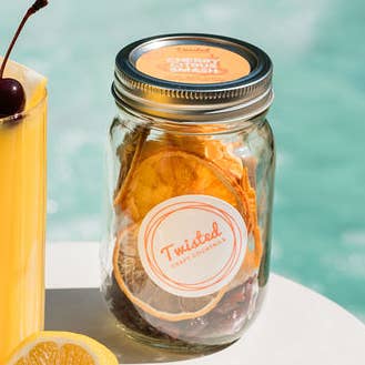 Cherry Citrus Smash Craft Cocktail Jar for wholesale by Twisted Craft Cocktails