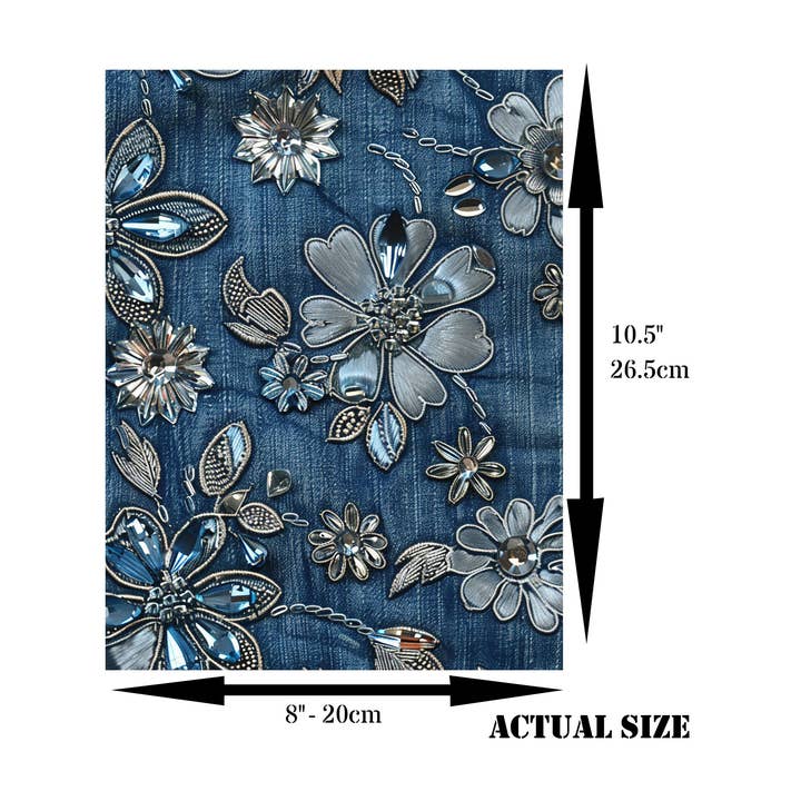 Craft Kreatively - Vendita all'ingrosso Attrezzature per lavoretti e fai da te - Carta di riso per découpage Cowgirl Denim - Formato A4 - 6 fogli per hobby creativi5