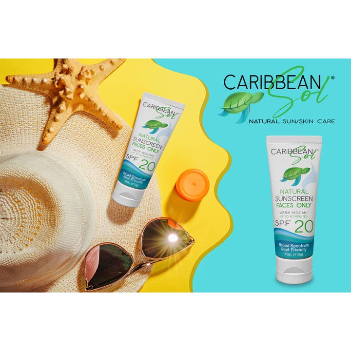 Caribbean Sol – Großhandel Sonnencremes – Caribbean Sol Natural Faces Only SPF 20, 4 Unzen3