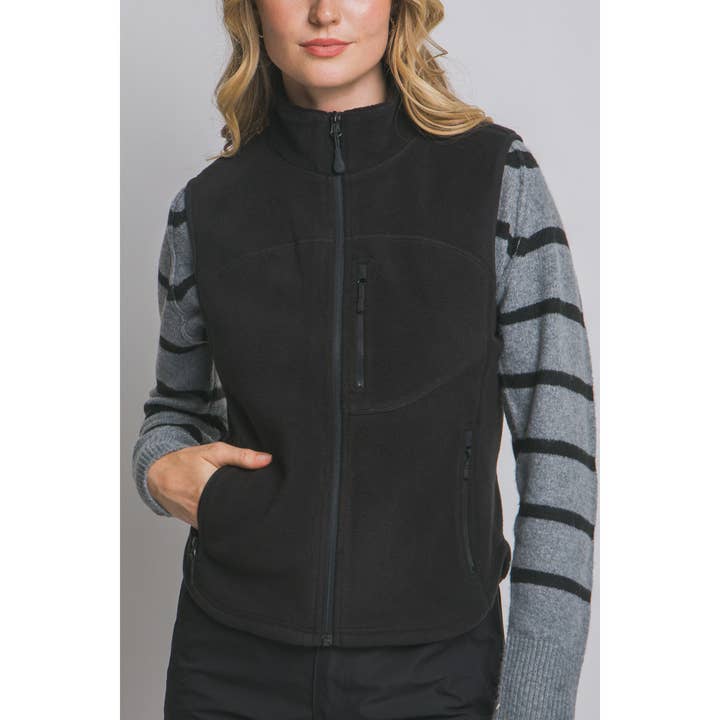 Timeless - Wholesale Outerwear Vest - Women's - Fleece Zip Up Vest12
