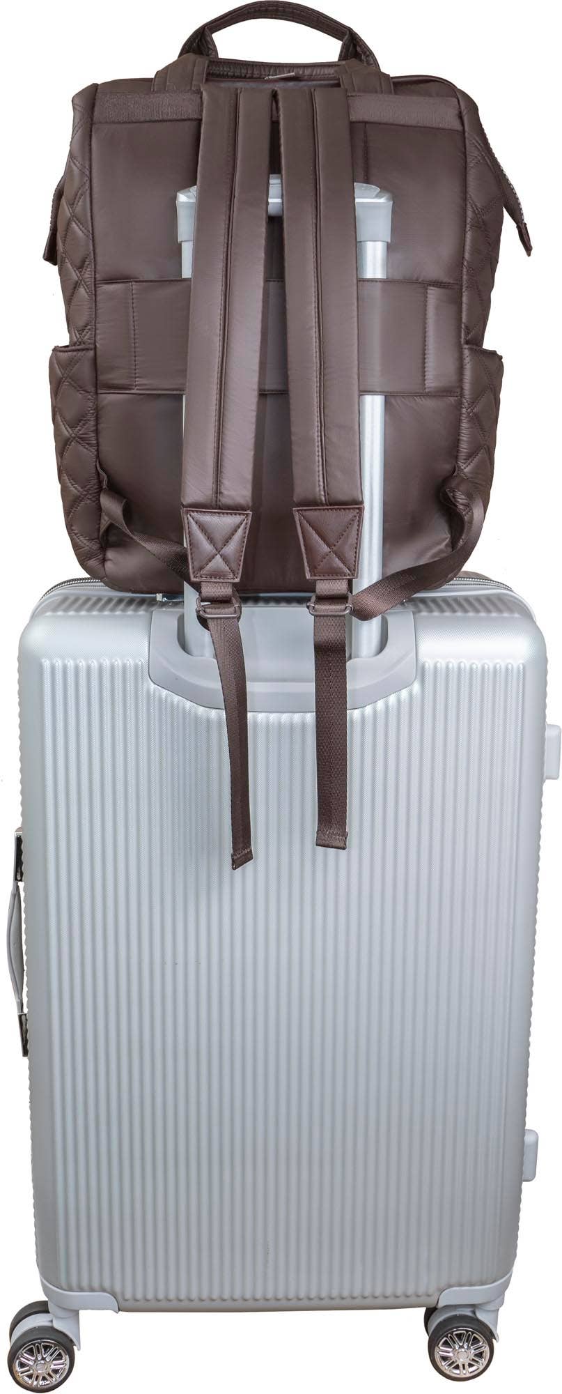 Magid - Wholesale Backpack - Women's - Joan & David Diamond Quilted Puffer Nylon Square Laptop Backpack36