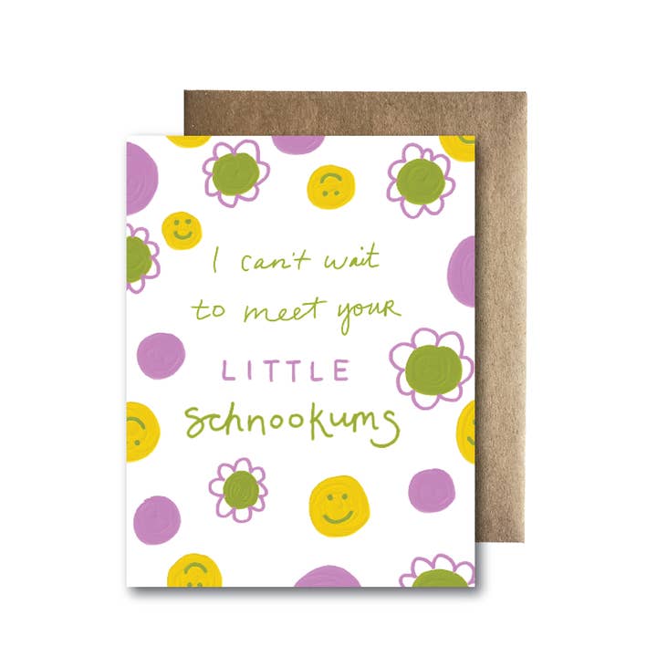 Maija Rebecca Hand Drawn - Wholesale Baby Card - Little Schnookums