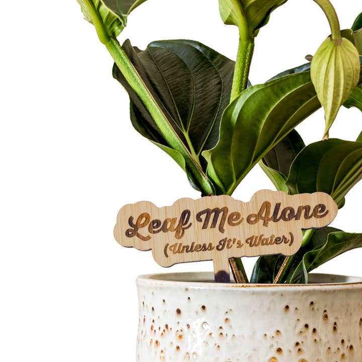 Bambus Premium Skilt - Lad Mig Være I Fred for engroshandel hos Floratrel