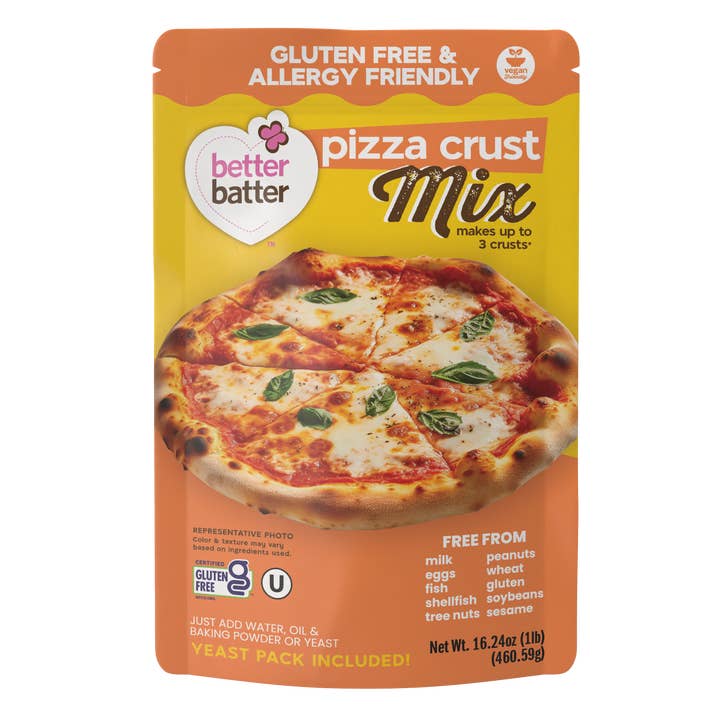 Mélange de pâte à pizza sans gluten Better Batter pour la vente par Better Batter