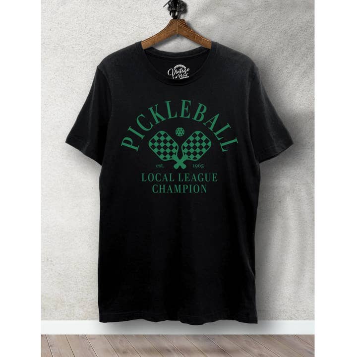 T-SHIRT NORMALE CON STAMPA GRAFICA PICKLEBALL T123-P6759 per la vendita all'ingrosso da parte di STARCHIS