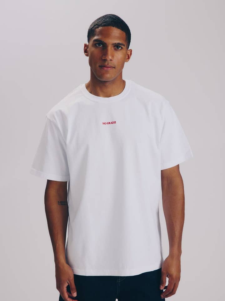 No Bad Days Club - Wholesale Screen Printed T-Shirt - Unisex - NO GRAZIE T-SHIRT3