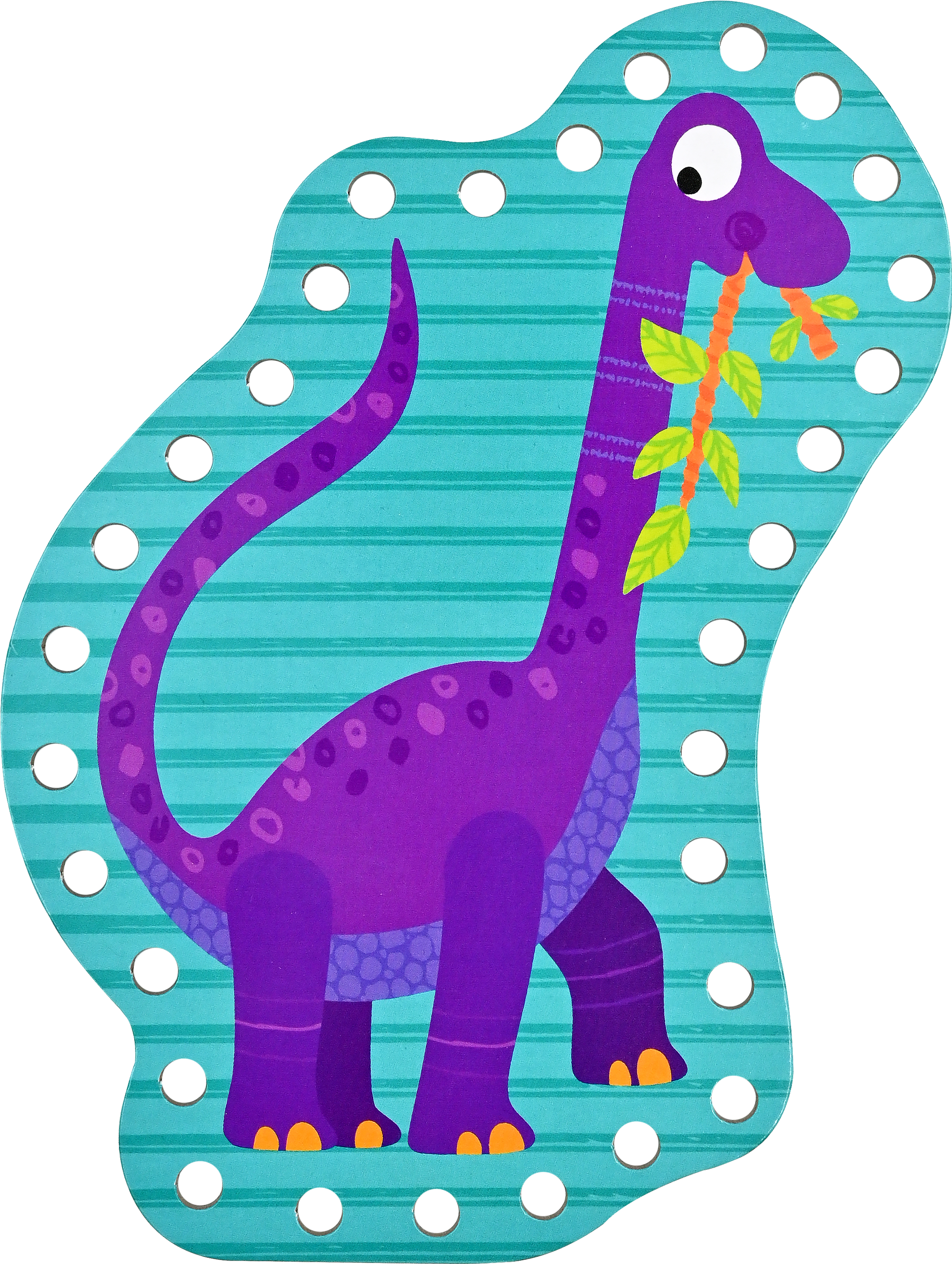 Peter Pauper Press - Wholesale DIY Craft Kit - Kids - Dinosaurs Lacing Cards5