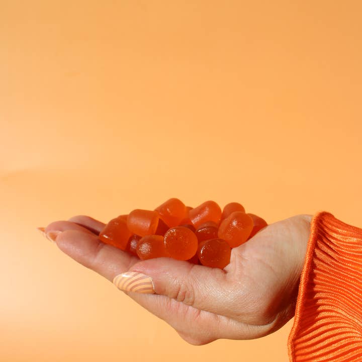 TiDBiTS Candy - Wholesale Gummy - 12pk Orange Cream Gummy Candy, Low Sugar 5g, Prebiotics5