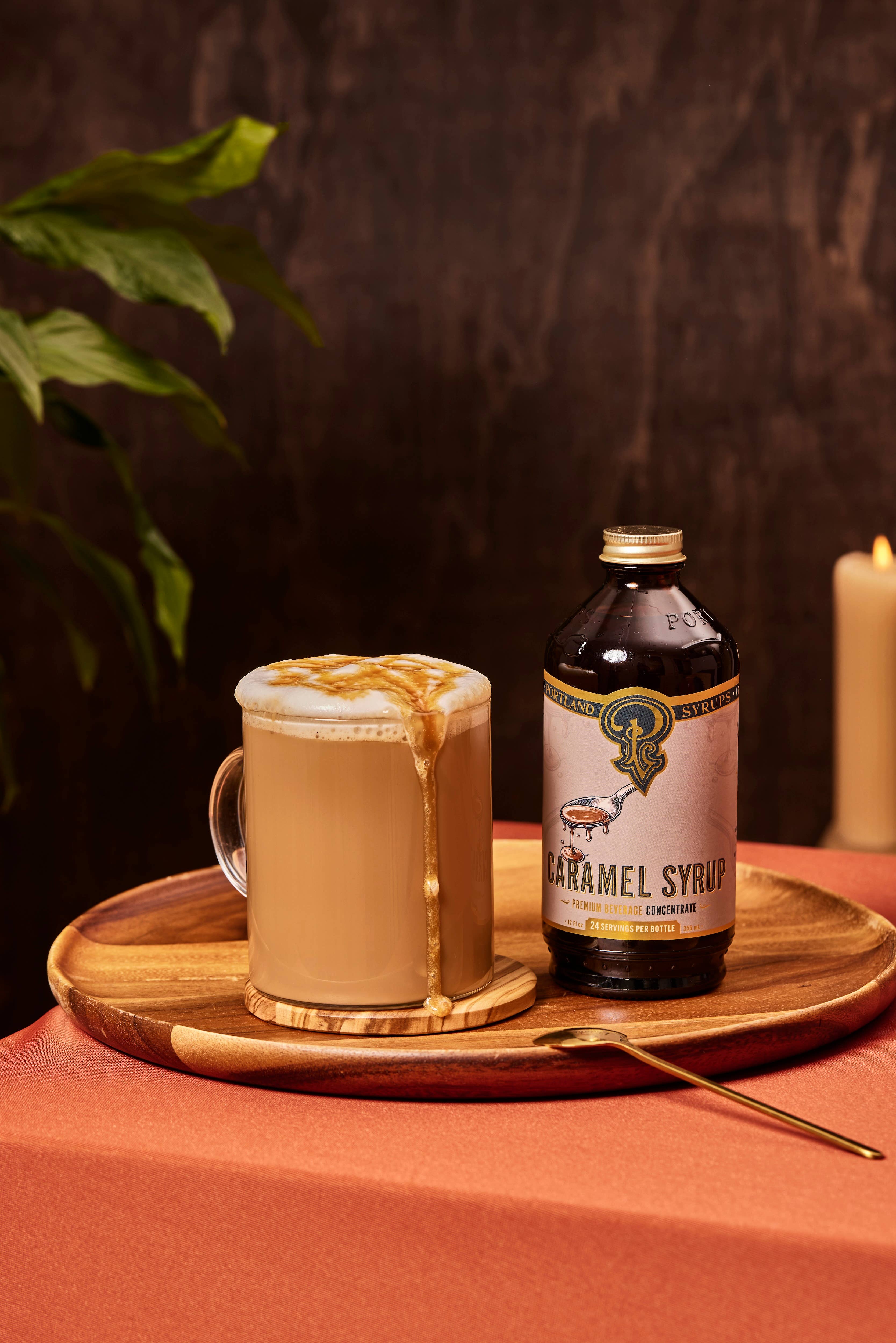 Portland Syrups – wholesale Karamellsås – Karamellsirap 12 oz - Kaffesirap4