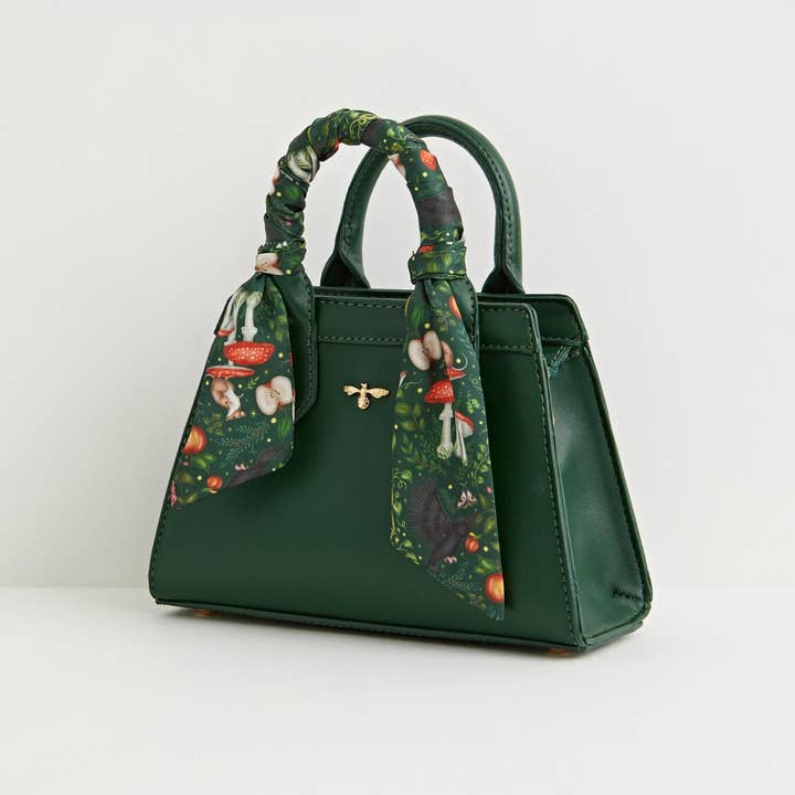 Fable England – wholesale Top handle bag – women's – FABLE x Catherine Rowe Into the Woods Tote Purse - Mini