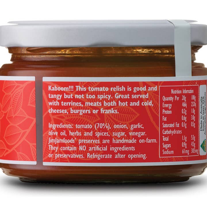 JimJam Foods - Wholesale Relish - Relish Big Bang Tang1