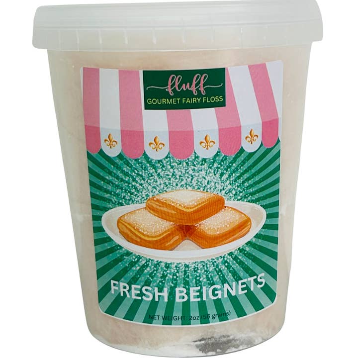 Fluff gourmet fairy floss - Wholesale Cotton Candy - Fresh Beignets Cotton Candy0