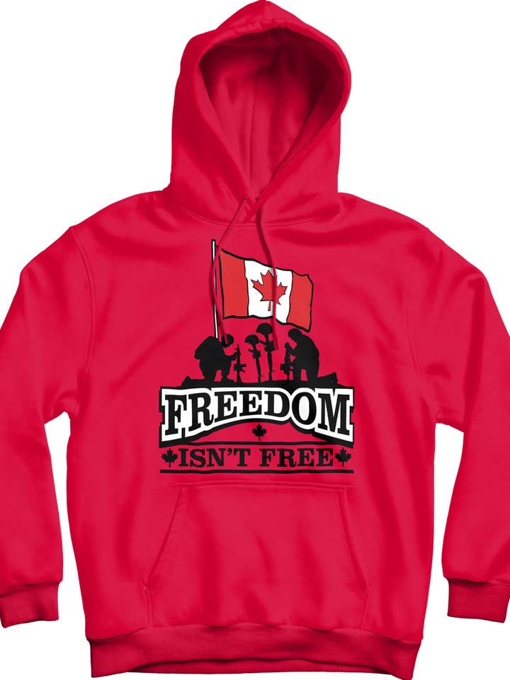 Freedom Isn't Free Hoodie for wholesale by Canada for Victory