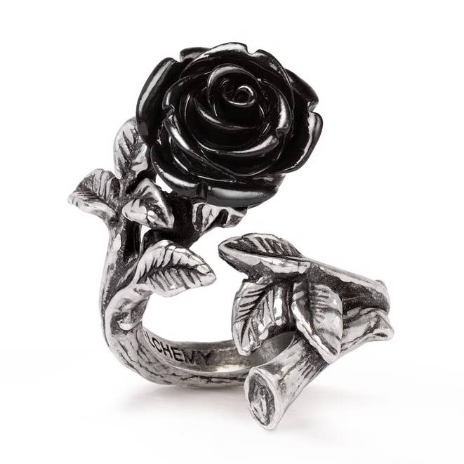Wild Black Rose (Ring) for wholesale by Alchemy England