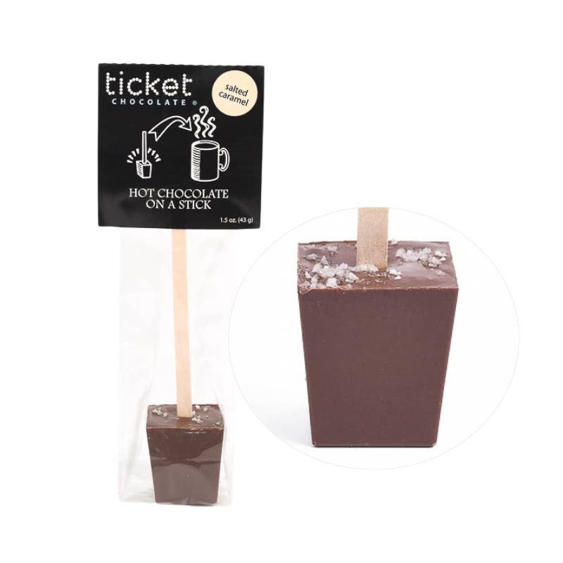 Ticket Chocolate - Wholesale Hot Cocoa Mix/Kit - Gourmet Hot Chocolate on a Stick – Single Serve (1.5 oz)9