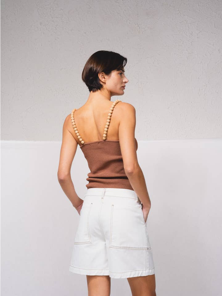 SMF - Wholesale Knit top – Women's - 249178 - Knitted top with ball straps15