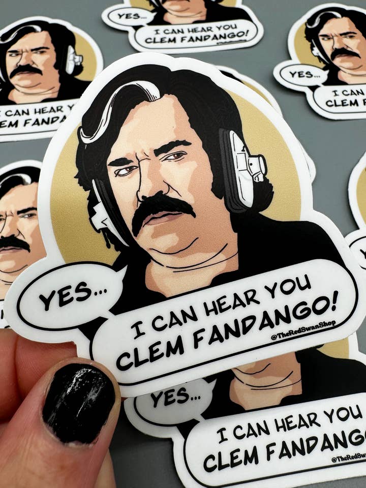 Adesivo in vinile - Toast of London - Clem Fandango per la vendita all'ingrosso da parte di The Red Swan Shop