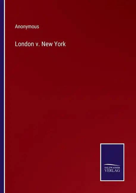 Books by splitShops - Wholesale Book - Adult - London v. New York - Paperback0