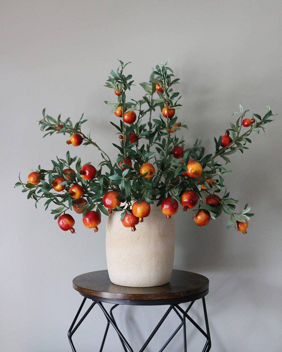 Prestige Botanicals - Vente Plantes artificielles - Branche de Grenade Artificielle 31"1