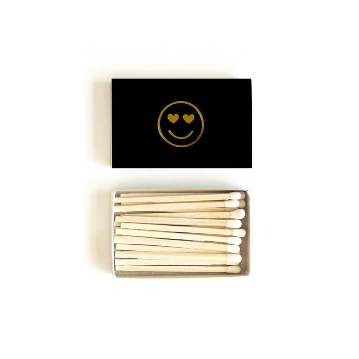 Studio Portmanteau - Vendita all'ingrosso Fiammifero - Scatola di Fiammiferi Occhi a Cuore | Fiammiferi Emoji