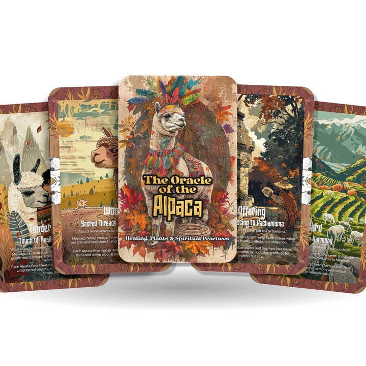 Oracle de l'Alpaga : Jeu d'Oracle de l'Esprit Doux pour la vente par Ibiza Tarot USA