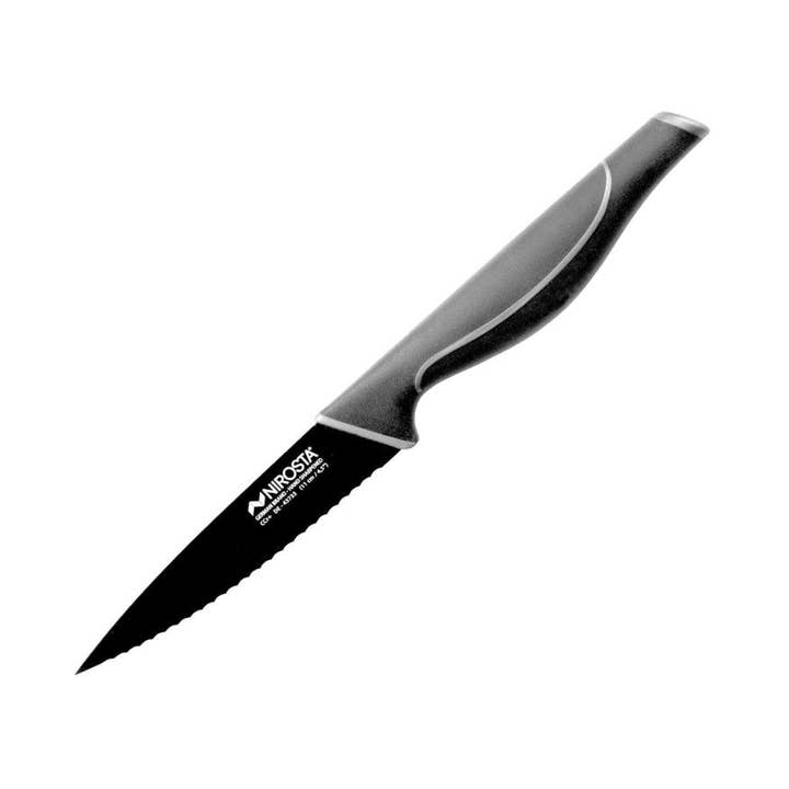 Nirosta Black Edition Serrated Kitchen Knife for wholesale by Nirosta