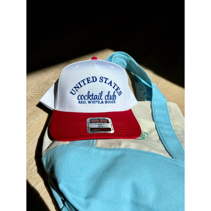 The Vaulty - Wholesale Trucker Hat - Unisex - United States Cocktail Club Trucker Hat
